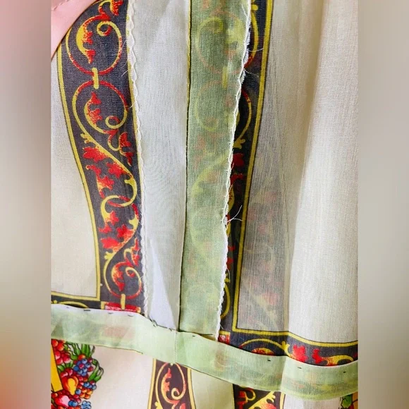 Versace Baroque Atelier skirt - one of a kind, no label, hand stitched - Picture 11 of 11